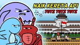 Nasib Penumpang di Lagu NAIK KERETA API TUT TUT TUT 🎶 | Animasi Lokal Indonesia