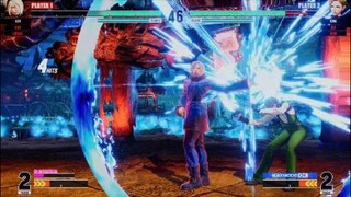 KOF15　拳皇　アッシュ　下弱キックから３７HITコンボ　ここまで繋がるのか…