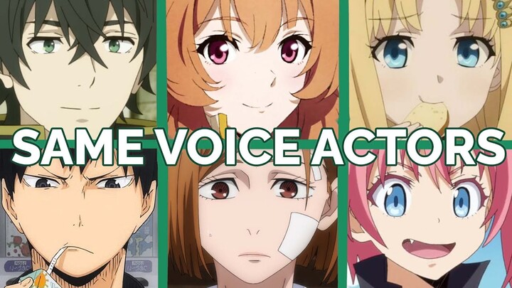 The Rising of the Shield Hero All Characters Japanese Dub Voice Actors Seiyuu Same Anime Characters