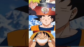 Goats of Anime #Naruto #Goku #luffy #shorts