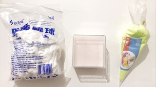 蛋蛋家猫爪混奶油土和棉花，会变成什么样？
