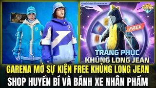 Shop Huyền Bí Mới Và Bánh Xe Nhân Phẩm, Garena Mở Sự Kiện FREE Khủng Long Jean Cực Đẹp | Free Fire