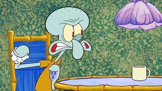 Squidward's father finally appears. He is humorous and witty, just like a brother to Pink and Yellow