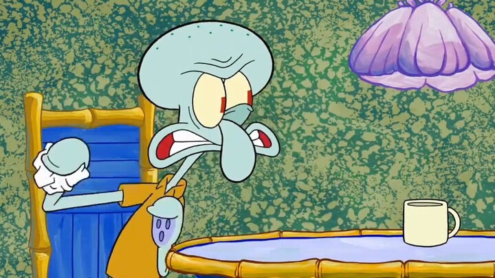 ในที่สุดพ่อของ Squidward ก็ปรากฏตัว เขาเป็นคนอารมณ์ดีและมีไหวพริบเหมือนพี่ชายของพิงค์และเยลโลว์ แอนิ