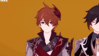 When the Genshin Impact character dances the recently popular Heart Dance