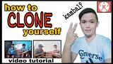 How to CLONE Yourself! Paano gumawa ng Clone/ Pano maging dalawa / Video Editing /Tutorial / Tagalog