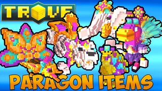 EVERY NEW PARAGON ITEM COMING TO TROVE | Trove Paragon Level Mounts, Allies & More!