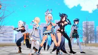 [MMD Genshin Impact] Tim Investigasi Senyum, tapi Acara Musim Panas 5.8