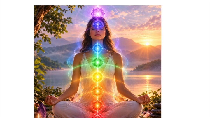 🌈✨ ALINHE OS CHAKRAS ENQUANTO DORME E RELAXA | Meditação para Sono, Paz e Equilíbrio Interior ✨🌙