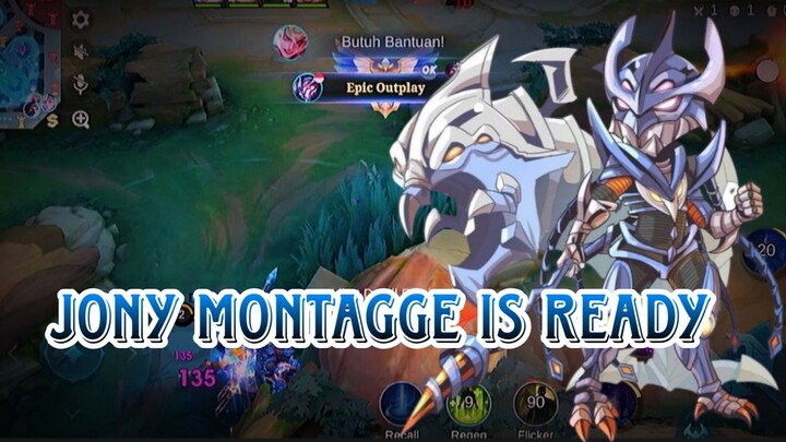 JONY MONTAGGE IS READY