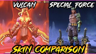 STARLIGHT LAPU-LAPU SPECIAL FORCE SKIN EFFECTS VS. VULCAN - MLBB SKIN COMPARISON SERIES