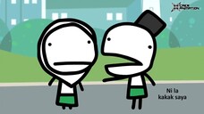 Tiber Budak Sekolah Ada Kakak Cantik | Animation Malaysia