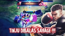 Paquito nih Bosss! Tinju dibalas Savage! Gokil!!!