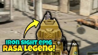 IRON SIGHT SKIN EPIC RASA LEGEND INI MAH!! CODM INDONESIA