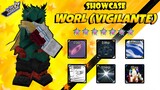 LVL 175 WORL [VIGILANTE] 7⭐UNIT (TOWER PASS: UNDYING BOND) SHOWCASE - ALL STAR TOWER DEFENSE