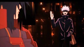 Sasuke Madara trêu chọc Gojo Satoru, Pain ngay lập tức giết chết Yiwoza và Unit-00 bay vào Thành phố