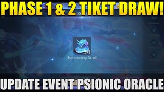 CARA MENDAPATKAN TIKET DRAW GRATIS TAMBAHAN DI EVENT PSIONIC ORACLE - MOBILE LEGENDS