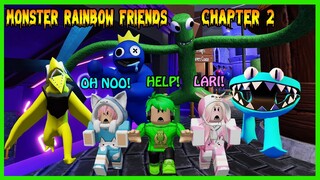 Bertemu Atun & Momon Di Taman Bermain Malah Dikejar Monster Rainbow Friends Chapter 2