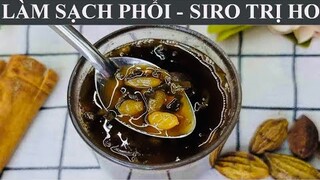 SIRO TRỊ HO - Cách làm SIRO HÚNG CHANH trị ho, LÀM SẠCH PHỔI , TĂNG SỨC ĐỀ KHÁNG