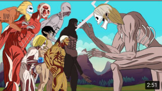 [Animasi 2D Attack On Titan] Ymir VS 7 Titan