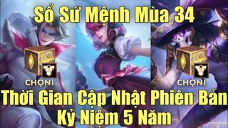 Chính thức có sổ sứ mệnh mùa 34 Halloween 3 cấp độ - Lịch cập nhật Kỷ niệm 5 năm
