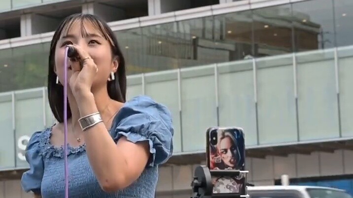 Japanese Street Singing ~ [Detective Conan] Interlude "If You Were There" Iori (cover) Ichika Hikari