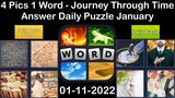 4 Pics 1 Word - Journey Through Time - 11 January 2022 - Answer Daily Puzzle + Bonus Puzzle