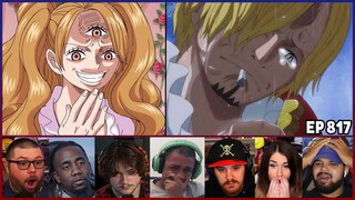 Sanji Finds Out the Truth About Pudding [15 People React] REACTION MASHUP | One Piece Ep 817