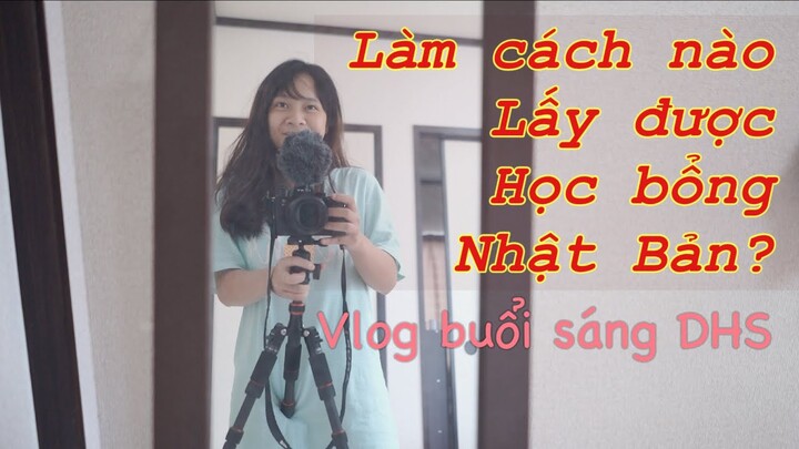 NGỌC CHU in Japan Vlog : Buổi sáng của cô du học sinh Nhật / Tâm sự HỌC BỔNG NHẬT BẢN (money time)