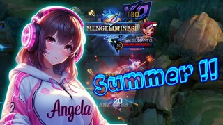 ANGELA JADI TOP 2 ROAMER DI SEASON INI ‼️