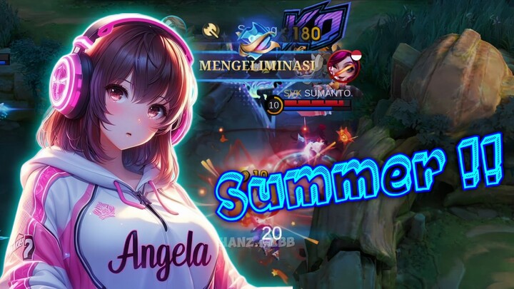 ANGELA JADI TOP 2 ROAMER DI SEASON INI ‼️