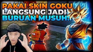 EKSPERIMEN NYALAIN RP PESAWAT DAN PAKAI FULL SKIN GOKU LANGSUNG DI TABRAK MUSUH !! - PUBG MOBILE