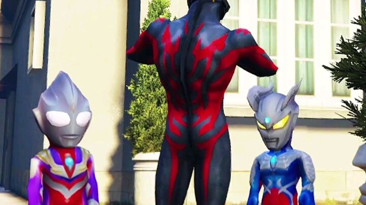 Little Zero and Little Tiga vs. Belia~ #Ultraman Zero #Ultraman Tiga #Ultraman Belia