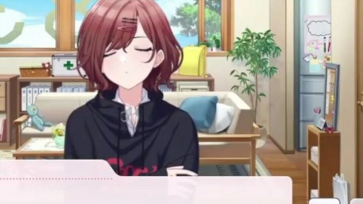 Enka's rare smile, so cute