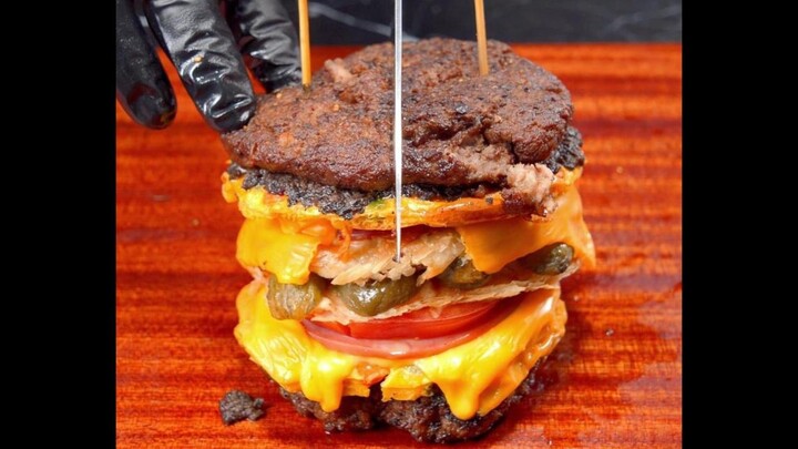 Seri Kuliner Temperamental: “Burger Raksasa Daging～～Dengan Roti Pita” – Tutorialnya ada di bagian ak