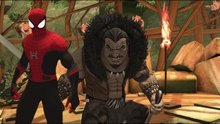 Spider-Man: Shattered Dimensions (PC) - Spider-Man fights Kraven the Hunter (Far From Home Suit Mod)
