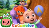 ABC Song with Balloons and Animals | CoComelon Nursery Rhymes