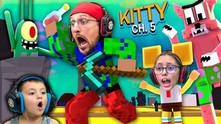 ROBLOX KITTY meets MINECRAFT SPONGEBOB!  FGTeeV Escapes Chapter 5 (1 Million Giveaway)