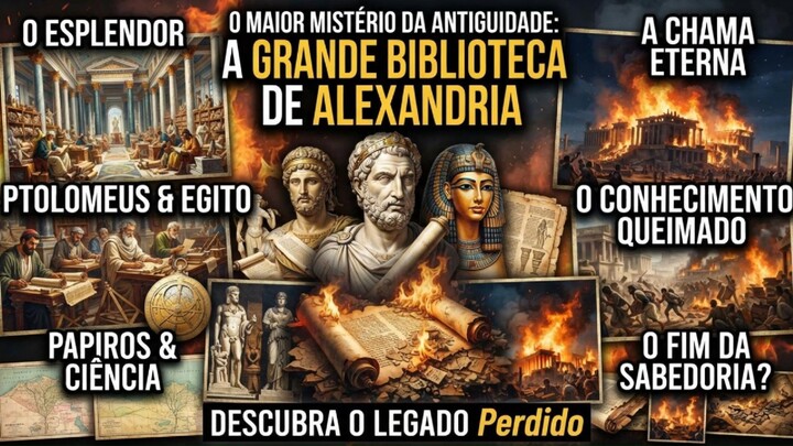 A grande biblioteca de Alexandria