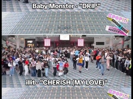 Comparison of the sixth generation of girl groups dancing at Tokyo Dome