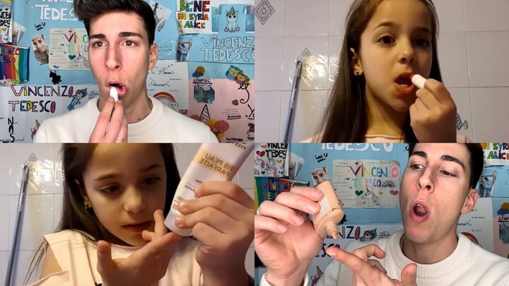 REACTION BAMBINA CHE SI PREPARA PER ANDARE A SCUOLA!