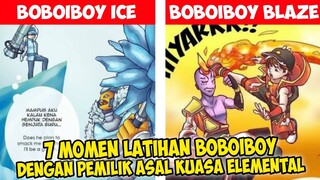 7 Momen Latihan BoBoiBoy Dengan Pemilik Asal Kuasa Elemental