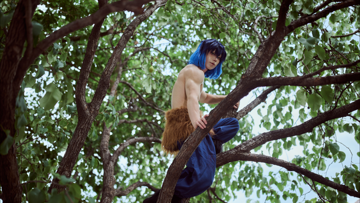 Challenge the whole network to restore Inosuke the most (really climb trees!)
