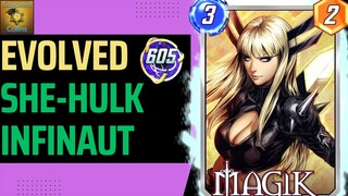 Evolved She-Hulk Infinaut FULL Deck Breakdown (How to Pilot) Marvel Snap