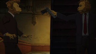 If I go crazy and want to eat the boss, please use this gun to kill me. This is the second-in-comman