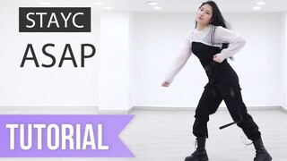 STAYC "ASAP" dance movement breakdown tutorial [MINI who loves dancing]