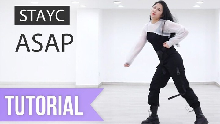 STAYC "ASAP" dance movement breakdown tutorial [MINI who loves dancing]