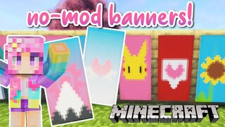 Top 10 Cute Kawaii Banner Pattern Designs - Minecraft Tutorial