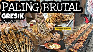 EMPUK NIKMAT !!! SATE AYAM MADURA 93 YANG BIKIN KETAGIHAN // IRISAN DAGING ISTIMEWA - kuliner Gresik