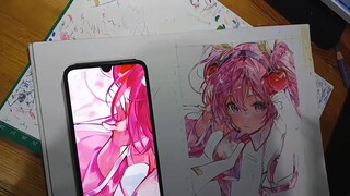 Coloring Sakura Miku
